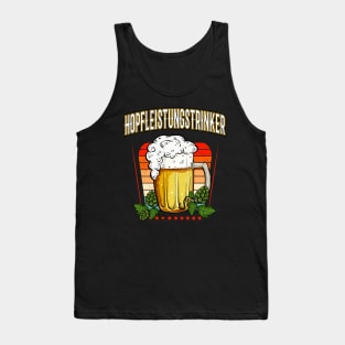 Hopfleistungstrinker Bier Hopfen Spaß Fun Party Tank Top